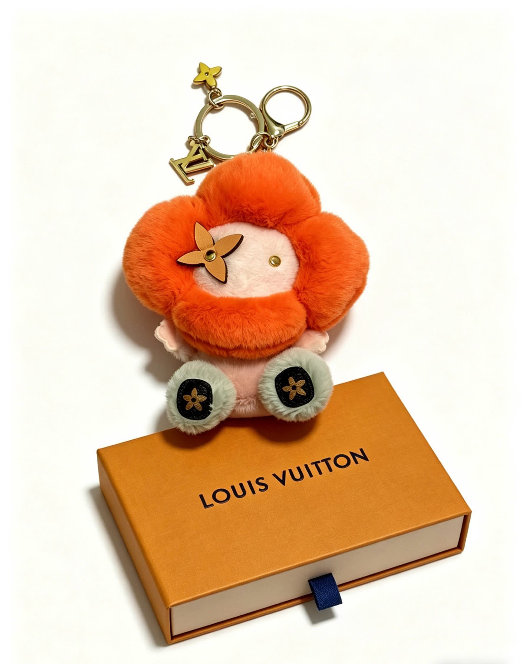 Louis Vuitton Flower Charm Keychain